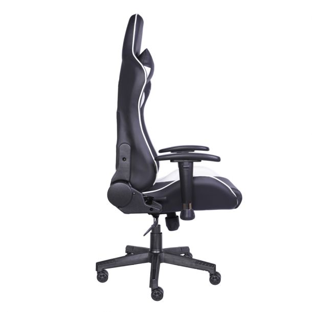 Кресло геймерское HATTA Race Gamer Черный, Белый (44476617) фото