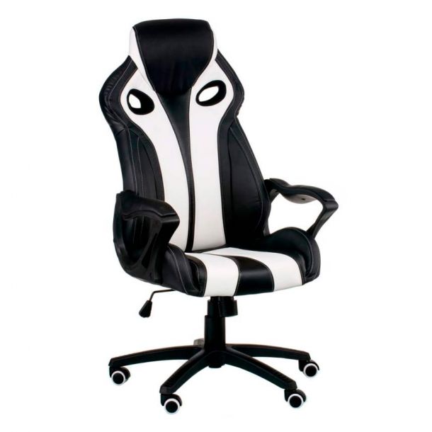 Крісло Gish Black, White (26373468) с доставкой