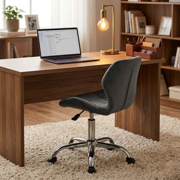 Кресло HATTA Astra new Velvet Темно-серый (44463131) в интернет-магазине