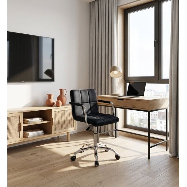 Крісло HATTA Dublin Arm Velvet Чорний (44515250) недорого