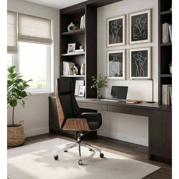 Крісло HATTA Plywood Чорний (44936173) с доставкой