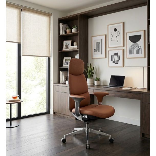 Кресло ICONTRON AURUM CHAIR Caramel graphite (1781485763) в Украине