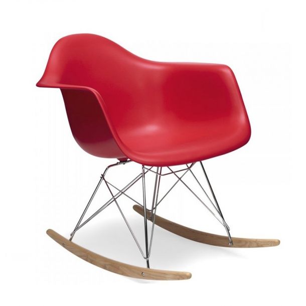 Кресло качалка HATTA Bryan Wood Красный (44003326) с доставкой