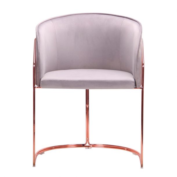Кресло Kagu Светло-серый, Rose gold (08442621) в интернет-магазине