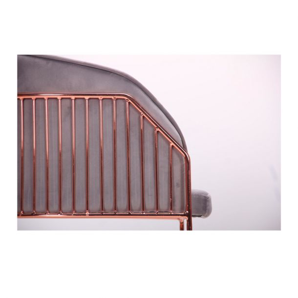 Кресло Kagu Светло-серый, Rose gold (08442621) дешево