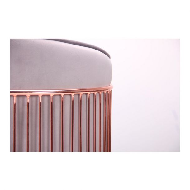 Кресло Kagu Светло-серый, Rose gold (08442621) с доставкой