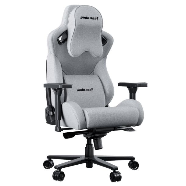 Крісло геймерське Anda Seat Kaiser 2 Pro Size XL Fabric Grey (871405837) в Украине