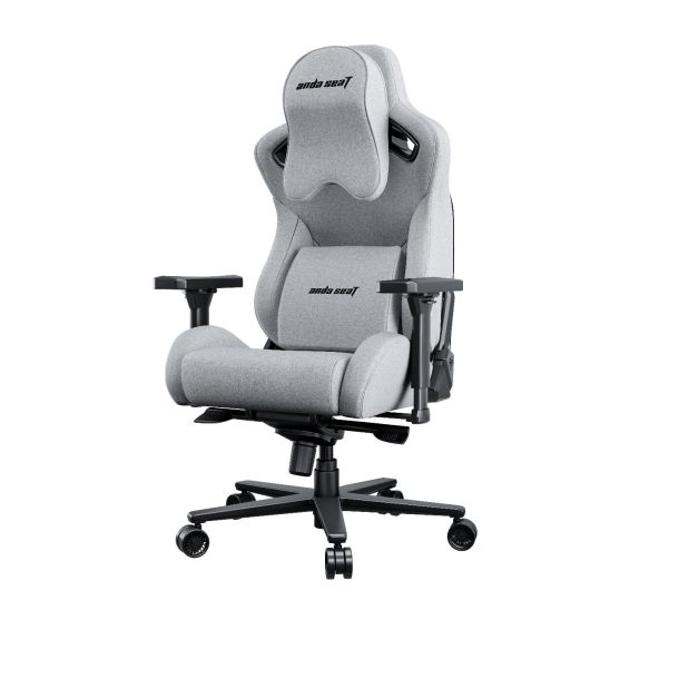 Крісло геймерське Anda Seat Kaiser 2 Pro Size XL Fabric Grey (871405837) в интернет-магазине
