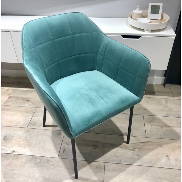 Крісло Kors Velutto - Mint 13, Чорний (72876372) цена