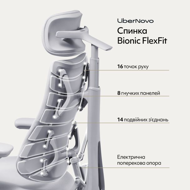 Кресло LiberNovo Omni Space Grey (1811489488) в Украине
