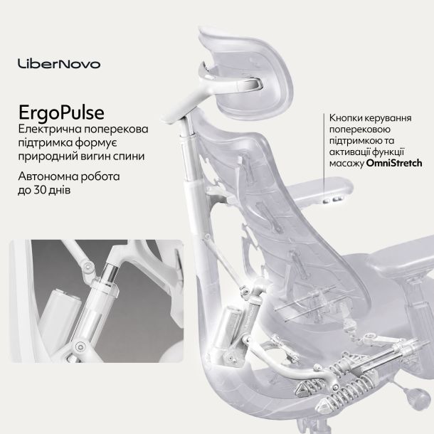 Кресло LiberNovo Omni Space Grey (1811489488) с доставкой