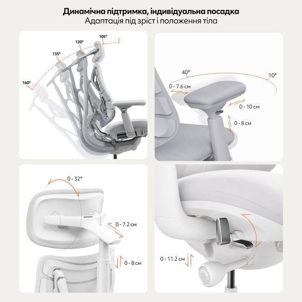 Кресло LiberNovo Omni Space Grey (1811489488) kupistul
