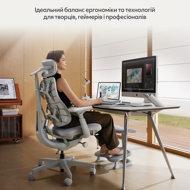 Кресло LiberNovo Omni Space Grey (1811489488) цена