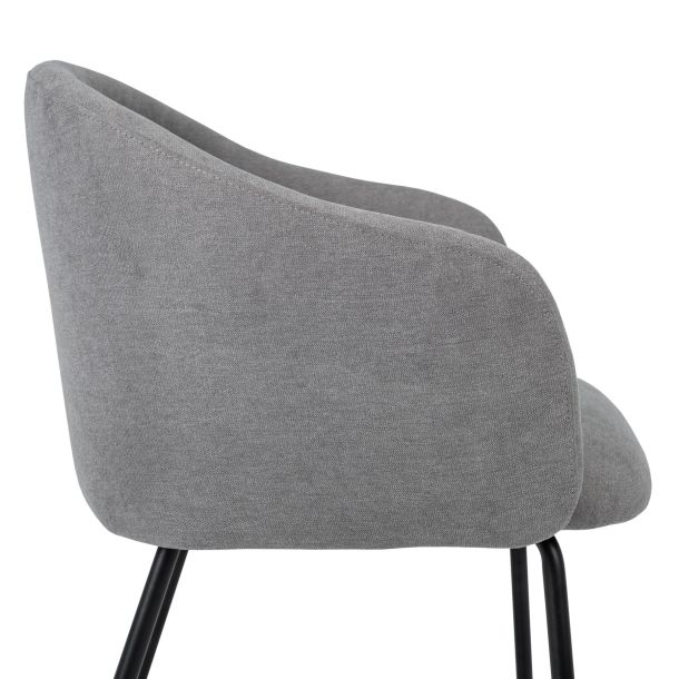 Кресло M-242 Туманный серый, Черный (231488559) в Киеве