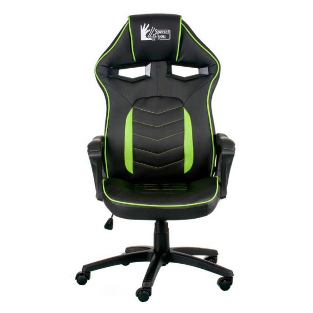 Кресло Nitro Black, Green (26373479) в Киеве