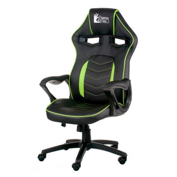 Кресло Nitro Black, Green (26373479) в Украине