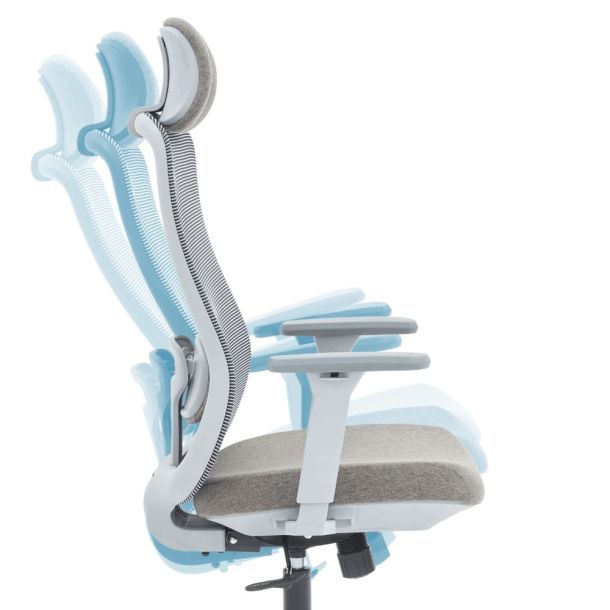 Крісло OfficePro Wave OC670 Grey (1311485909) фото
