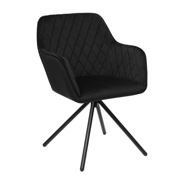 Крісло поворотне Tomas LC 360 Riviera 100, Чорний (1011055428) с доставкой