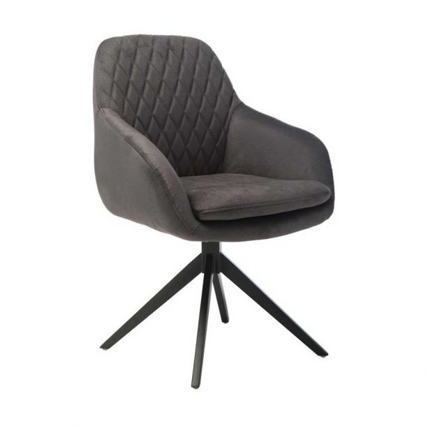 Поворотний стілець R-85 fabric Графіт (23439294) дешево
