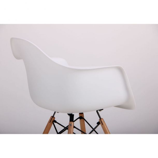 Крісло Salex PL Wood Білий (08371245) дешево