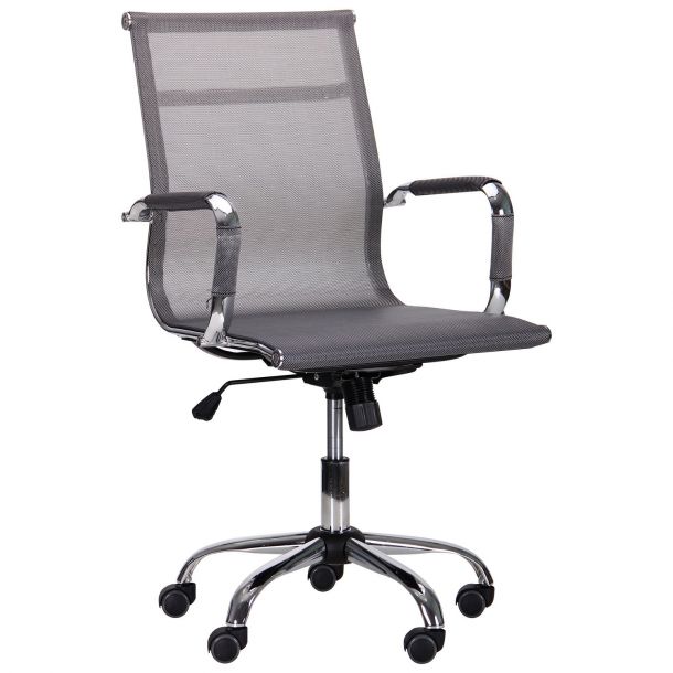 Крісло Slim Net LB Сірий (08371456) с доставкой