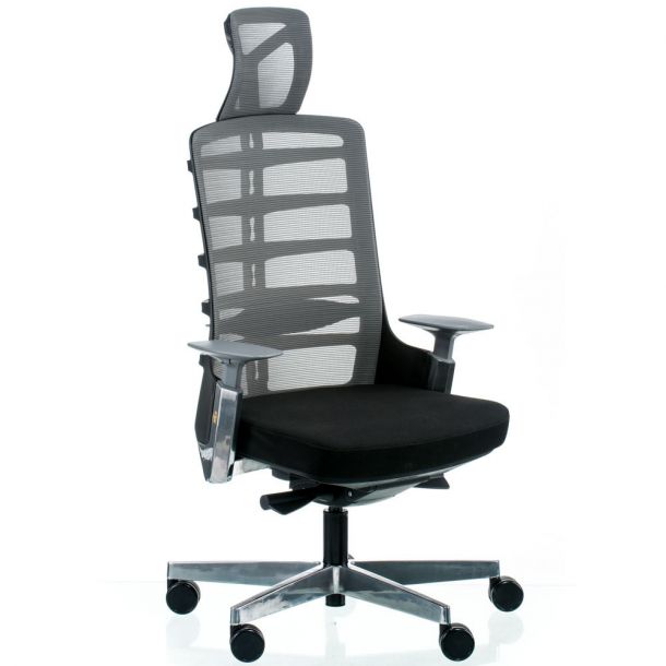 Кресло Spinelly Black fabric, Metallic mash (26351049) kupistul