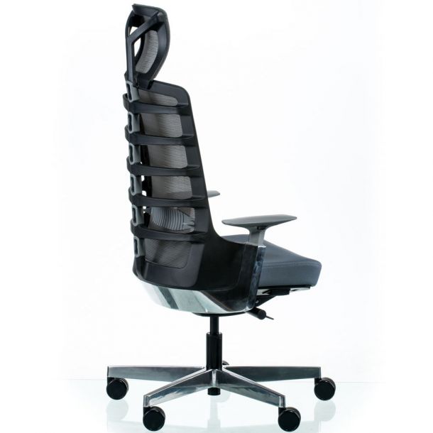 Кресло Spinelly Black fabric, Slategrey fabric (26351047) в интернет-магазине