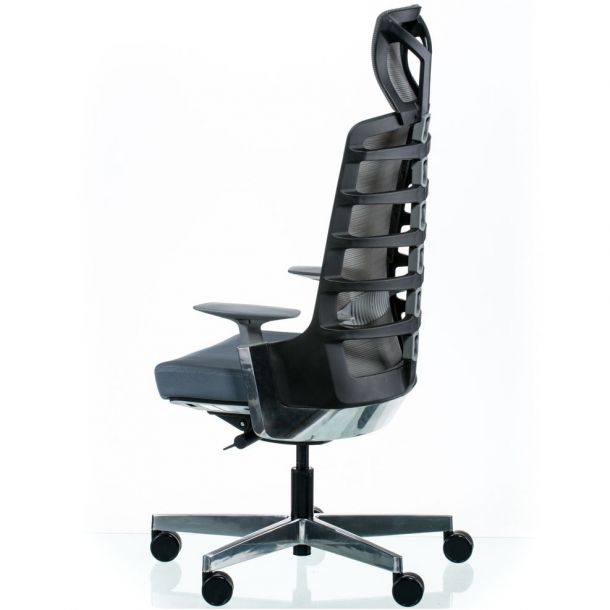 Кресло Spinelly Black fabric, Slategrey fabric (26351047) в Киеве