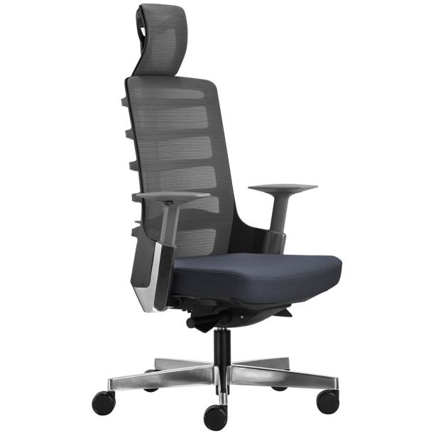 Кресло Spinelly Black fabric, Slategrey fabric (26351047) недорого