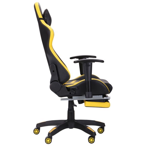 Крісло VR Racer BattleBee Чорний, Жовтий (08303855) в Киеве