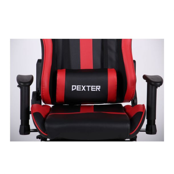 Крісло VR Racer Dexter Grindor Чорний, Червоний (08460870) kupistul