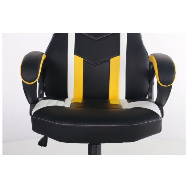Кресло VR Racer Dexter Jolt Черный, Желтый (08477857) цена