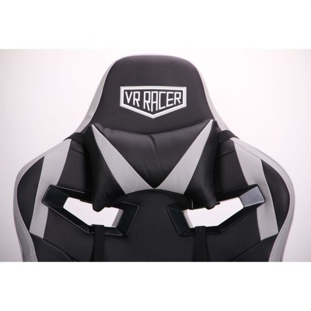 Крісло VR Racer Expert Wizard Чорний, Сірий (08434616) в интернет-магазине