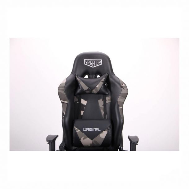 Кресло VR Racer Original Dazzle Черный, Камуфляж (08441816) в Украине