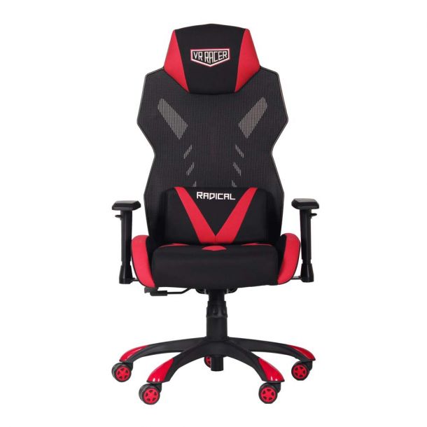 Кресло VR Racer Radical Grunt Черный, Красный (08466186) цена
