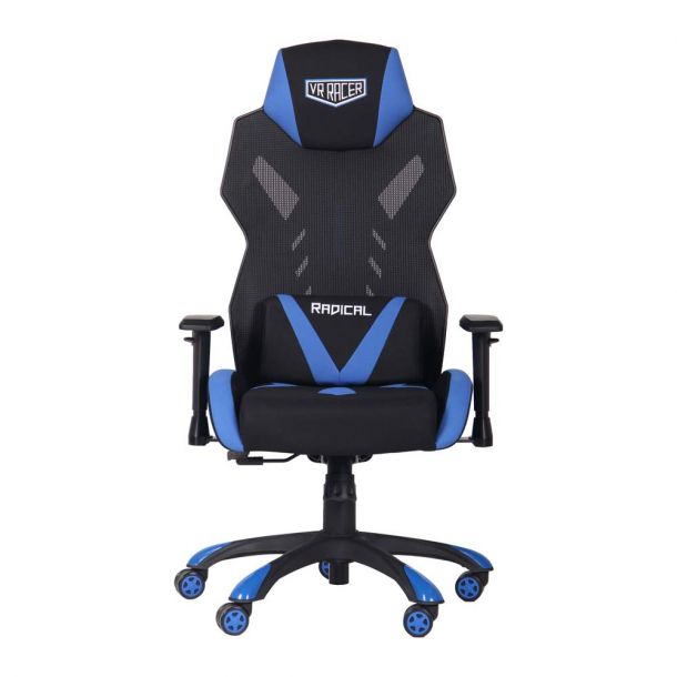 Кресло VR Racer Radical Krios Черный, Синий (08466185) цена