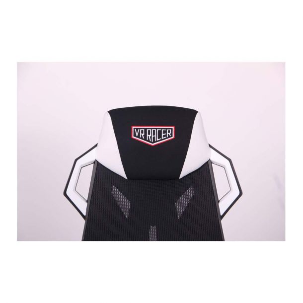 Кресло VR Racer Radical Brooks Черный, Белый (08466184) в Киеве