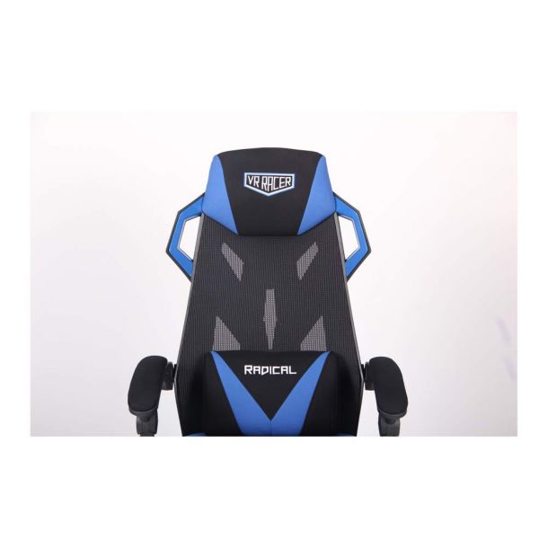 Кресло VR Racer Radical Garrus Черный, Синий (08466183) с доставкой