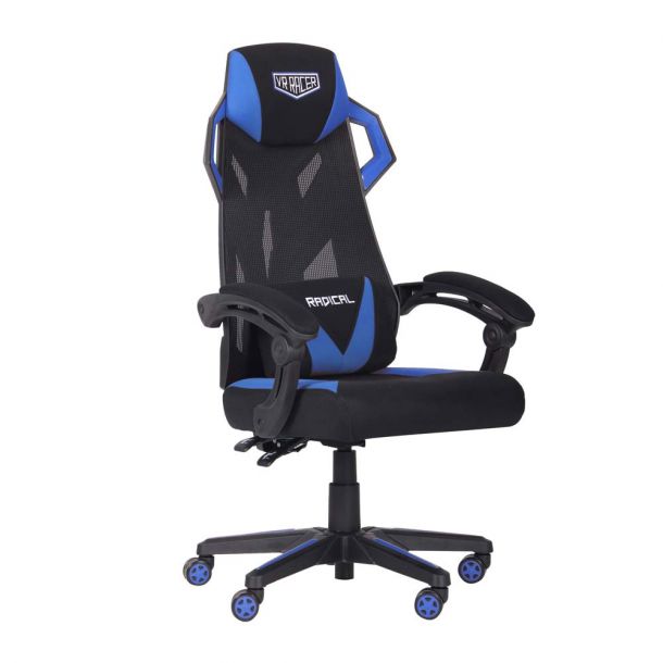 Кресло VR Racer Radical Garrus Черный, Синий (08466183) фото