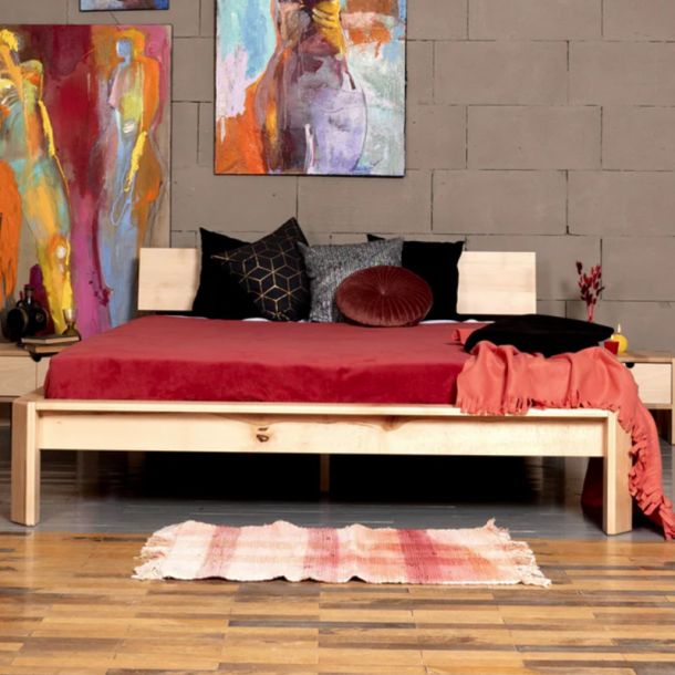 Кровать LOFT Натуральный, 180x200 (65637711) kupistul