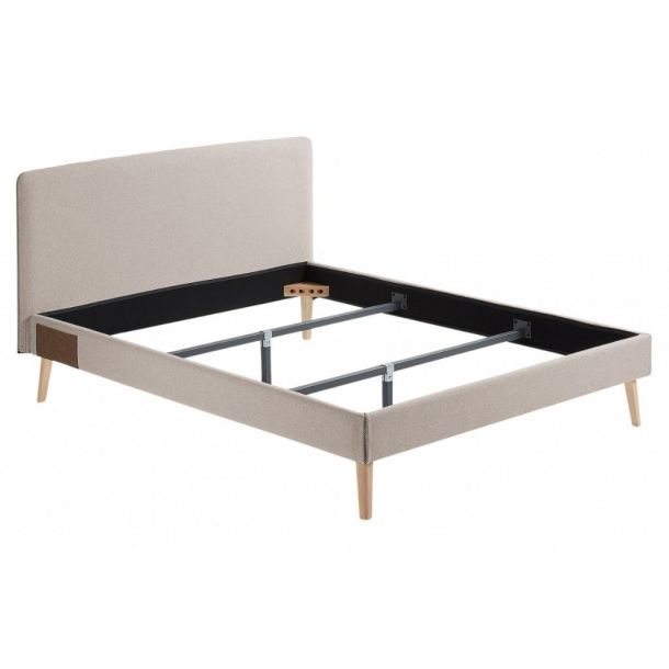 Кровать LYDIA 150x190 Бежевий, 150x190 (90916240) в Украине