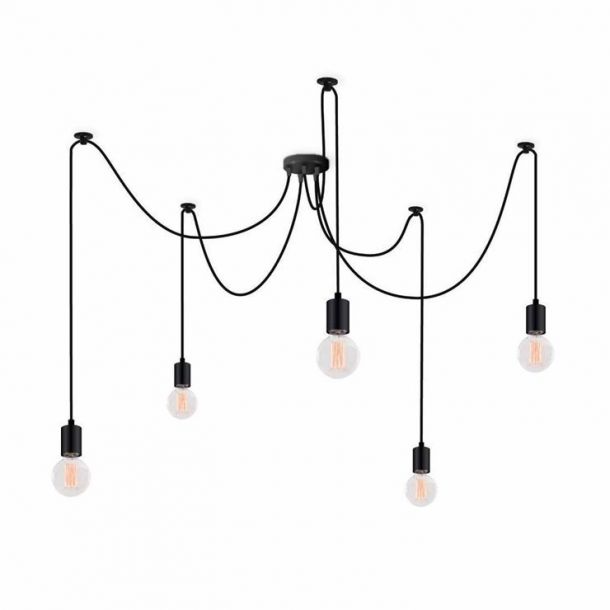 Люстра Bevel Spider-5 Black (111734579) недорого