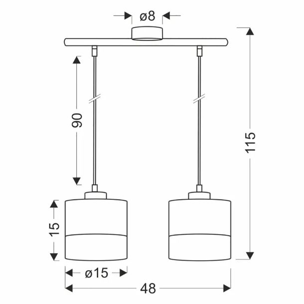 Люстра Candellux 32-17604 Porto Черный (1721380967) в Киеве
