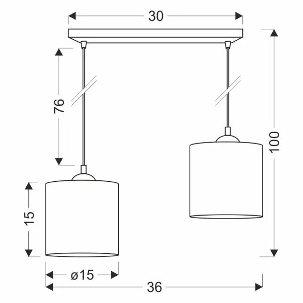 Люстра Candellux 32-18328 Legno Коричневий (1721380955) в Киеве