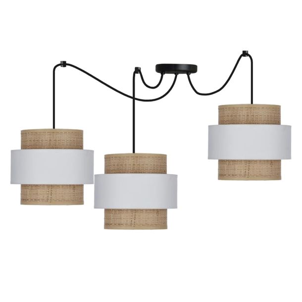 Люстра Candellux 33-18229 Rattan Бежевый (1721380911) дешево