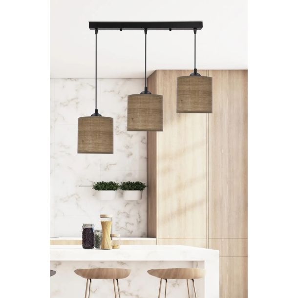 Люстра Candellux 33-18335 Legno Коричневый (1721380956) в интернет-магазине