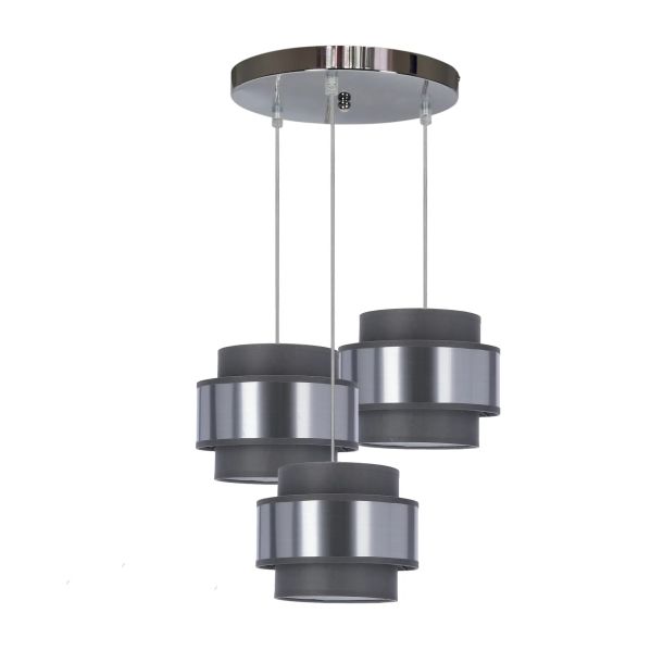 Люстра Candellux 33-18496 Hare Серый (1721380902) с доставкой