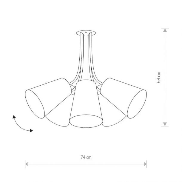 Люстра Flex Shade V Белый (109728027) с доставкой
