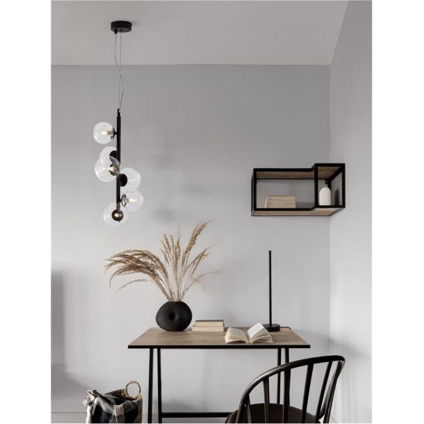 Люстра Odillia Matt 6 Black (1591205142) с доставкой