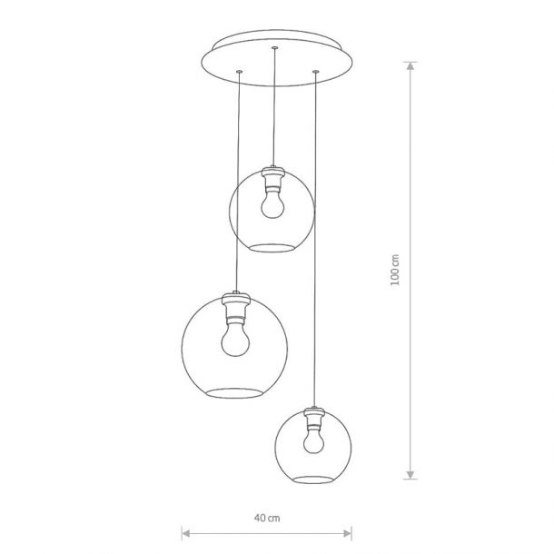 Люстра VETRO III Черный (109727788) в Киеве